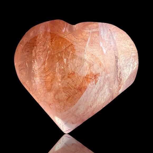 Fire Quartz‎ Crystal Heart (#2) - Picture 14 of 14